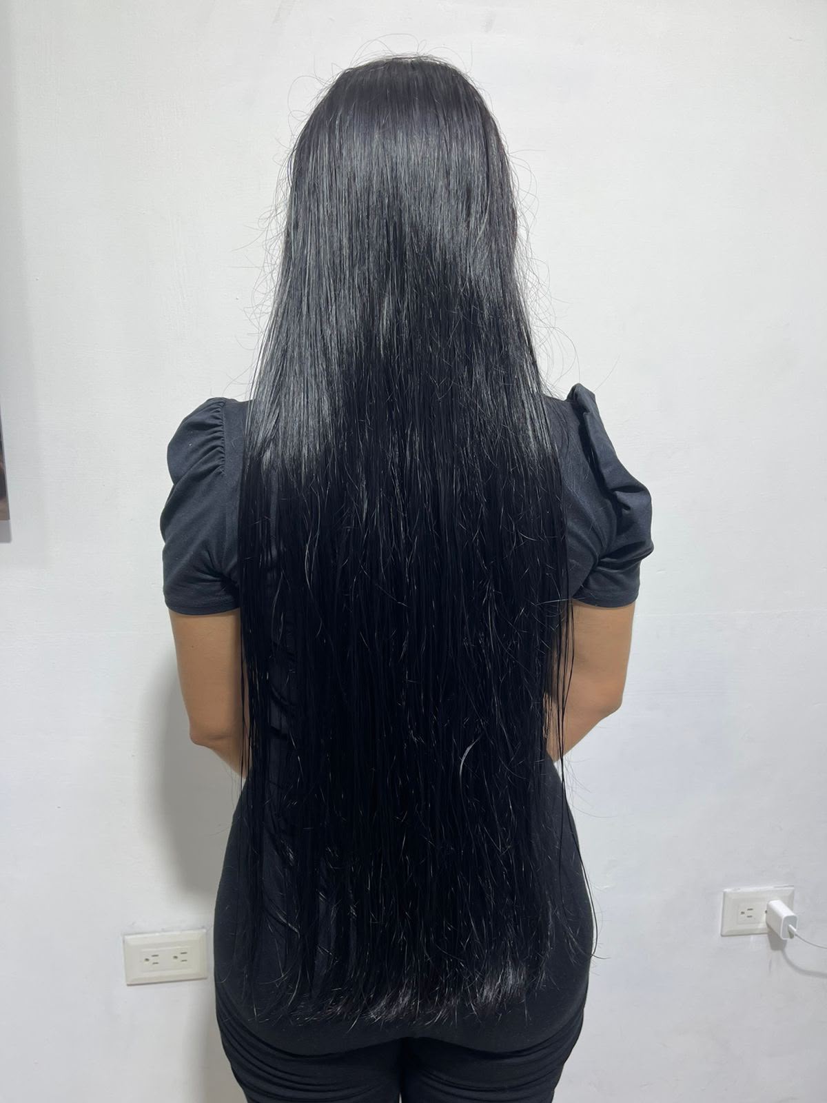 Cabello antes del alisado Botánico